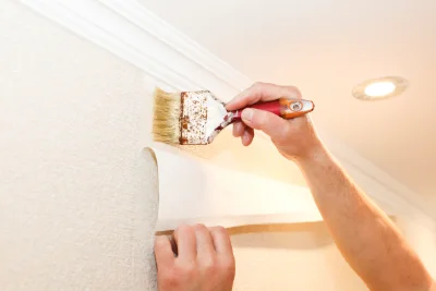 Pose de papier peint à Faleyras — revêtements muraux et toiles de verre